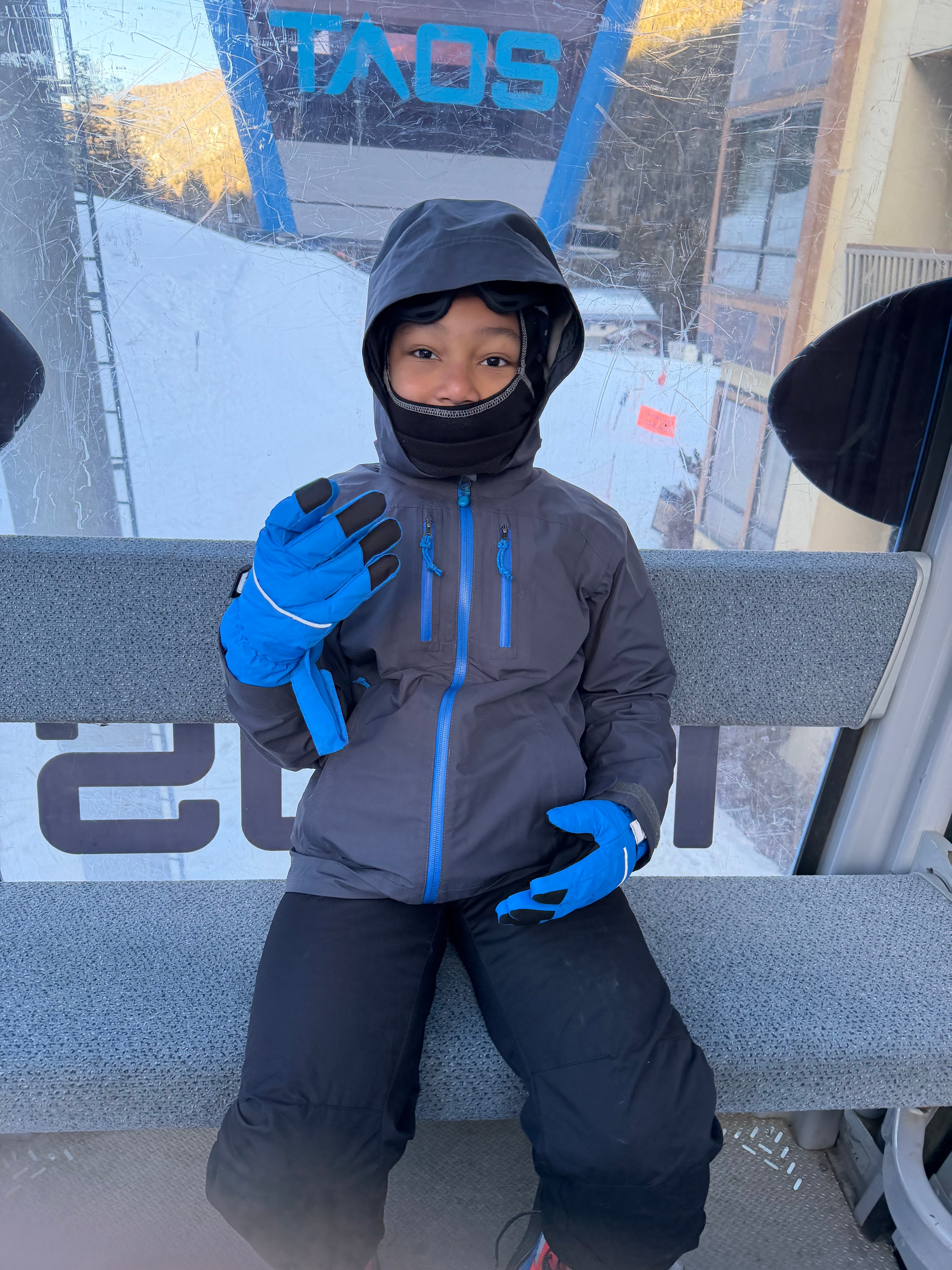 TreDelRey in winter ski gear